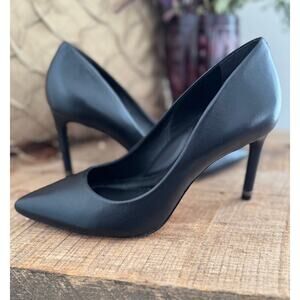 Antonio Melani Kara Black Pointed Toe Pumps Size 6